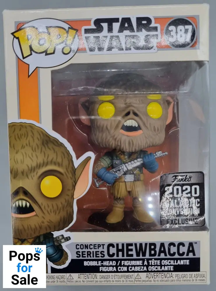 #387 Chewbacca (Concept) Star Wars - Con 2020 Funko POP