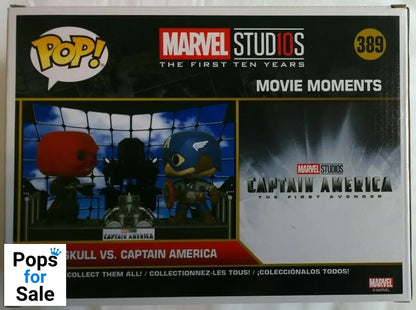 #389 Red Skull vs. Captain America Movie Moment - Marvel Funko POP