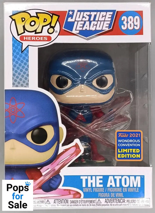 389 The Atom - DC Justice League - 2021 Con Release Funko POP - Box Damaged