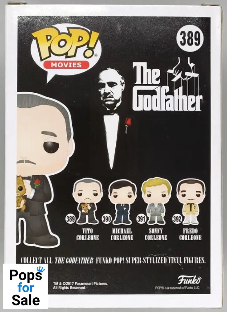 #389 Vito Corleone - The Godfather - Box Damaged Funko POP