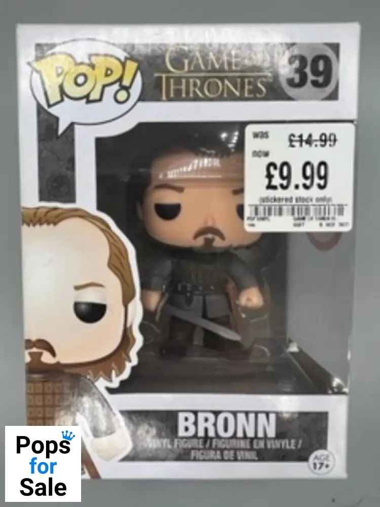 #39 Bronn - Game of Thrones - Box Damaged Funko POP