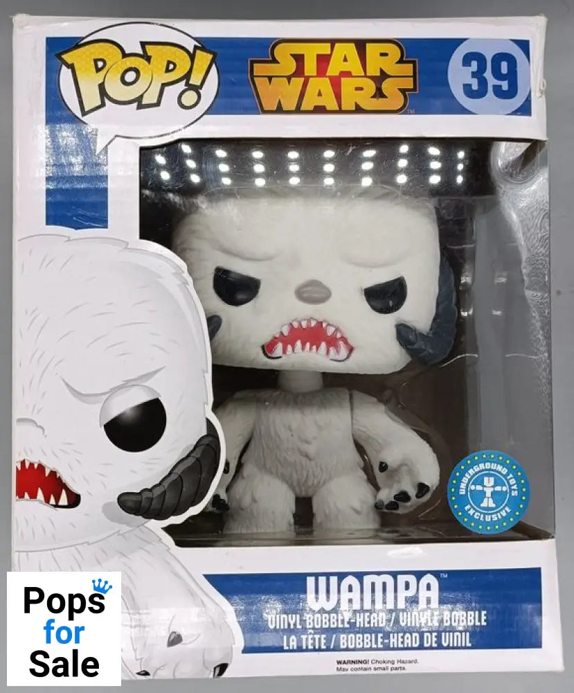 #39 Wampa - 6 Inch Flocked - Star Wars - Box Damaged Funko POP