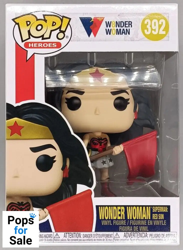 #392 Wonder Woman (Superman: Red Son) DC 80th Anniversary Funko POP