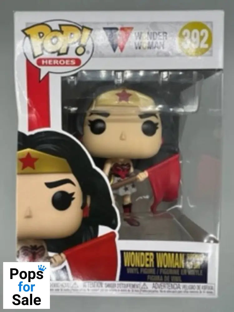 392 Wonder Woman (Superman: Red Son) DC 80th Anniversary Funko POP - Box Damaged