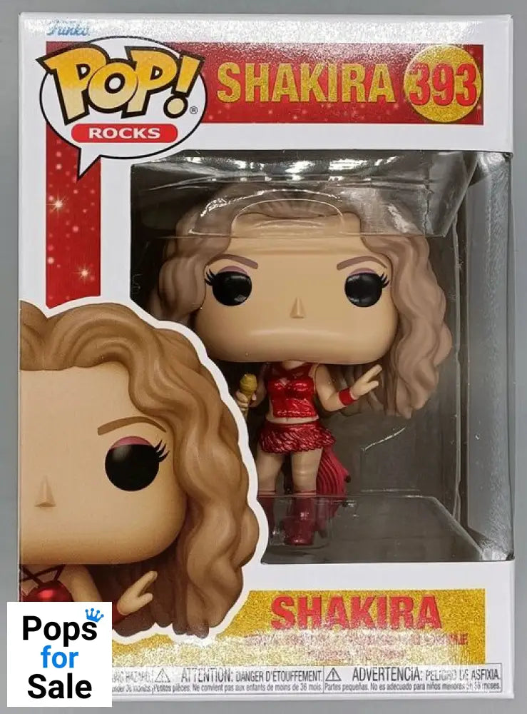 393 Shakira (Super Bowl) Metallic - Rocks Funko POP - Brand New