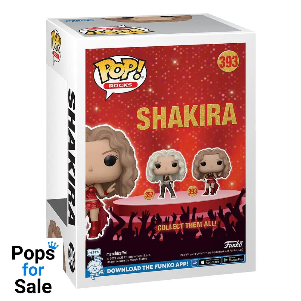 393 Shakira (Super Bowl) Metallic - Rocks Funko Pop Preorder