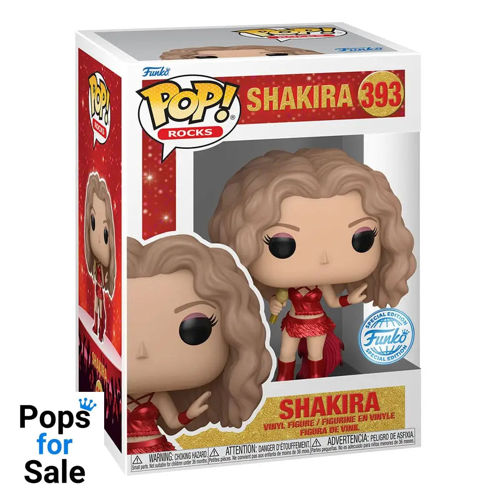 393 Shakira (Super Bowl) Metallic - Rocks Funko Pop Preorder