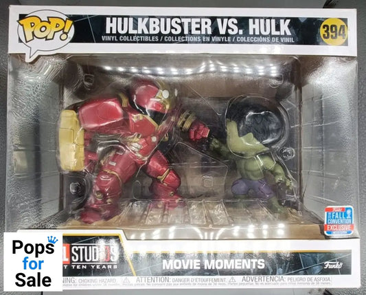 #394 Hulkbuster vs. Hulk - Movie Moment - Marvel - 2018 Con Funko POP