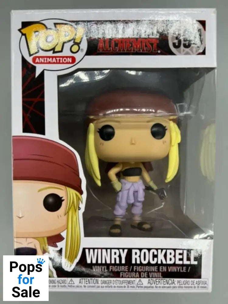 #394 Winry Rockbell - Fullmetal Alchemist - Box Damaged Funko POP