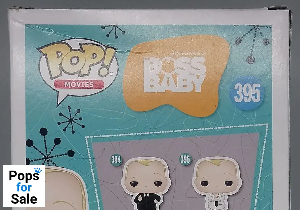 #395 Boss Baby (Diaper & Tie) - Box Damaged Funko POP