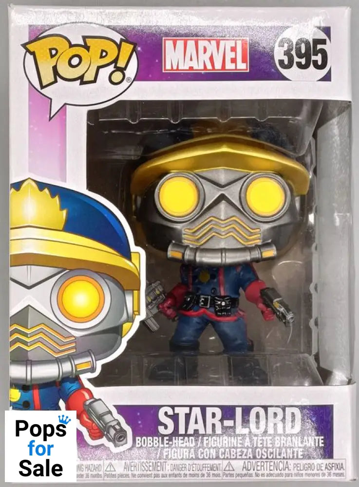 #395 Star-Lord (Classic) - Marvel - 20000pc LE GotG Box Damaged Funko POP