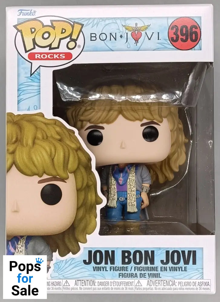 396 Jon Bon Jovi (1980's) - Rocks Funko POP - Brand New