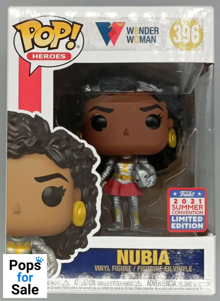 #396 Nubia -  DC Wonder Woman - 2021 Con - Box Damaged Funko POP