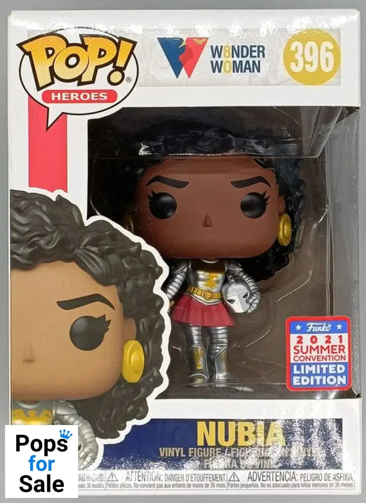 396 Nubia - DC Wonder Woman - 2021 Con Funko POP