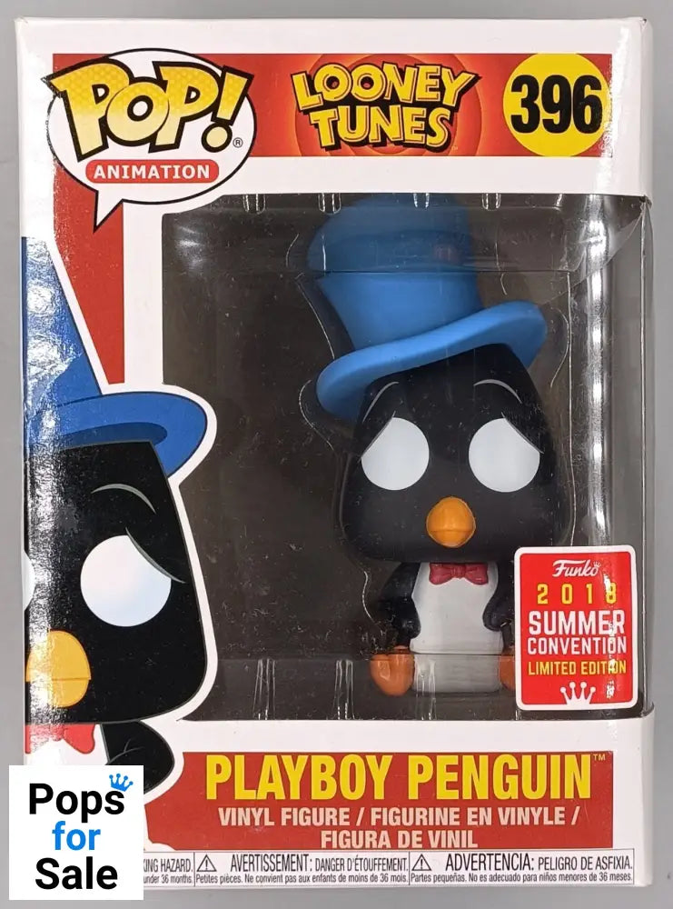 396 Playboy Penguin - Looney Tunes - 2018 Con - Funko POP - Box Damaged