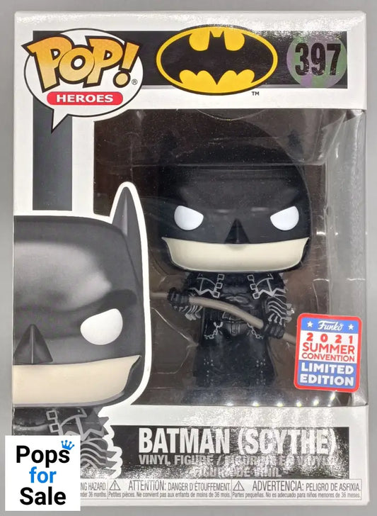 397 Batman (Scythe) - DC - 2021 Con Funko POP - Box Damaged