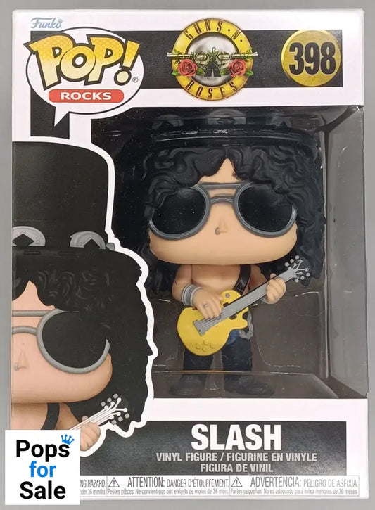 398 Slash (1990's) Guns N? Roses Rocks - Funko POP - Box Damaged