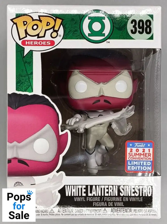 #398 White Lantern Sinestro - DC Green Lantern - 2021 Con Funko POP