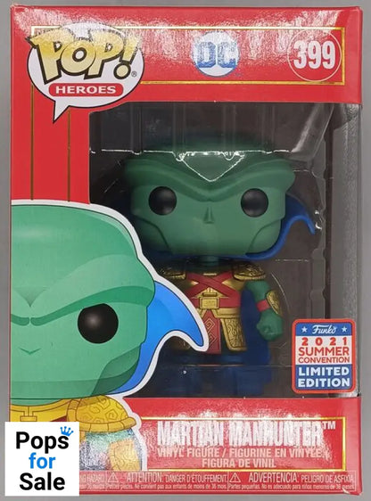 #399 Martian Manhunter - DC Imperial Palace - 2021 Box Damaged Funko POP