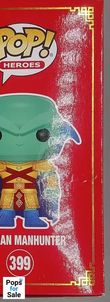 #399 Martian Manhunter - Metallic DC Imperial Pal Box Damaged Funko POP