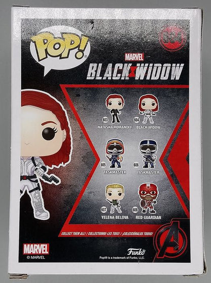 #604 Black Widow (White) - Marvel Black Widow - Box Damaged Funko POP