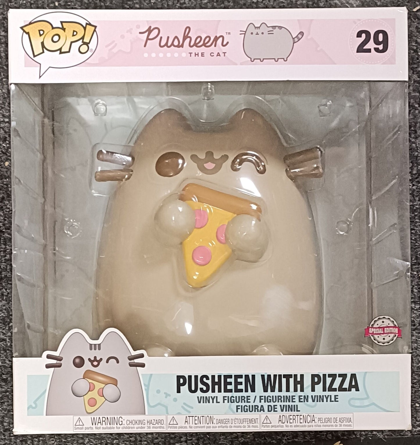 29 Pusheen (with Pizza) - 10 Inch - Pusheen - Funko POP - Box Damaged