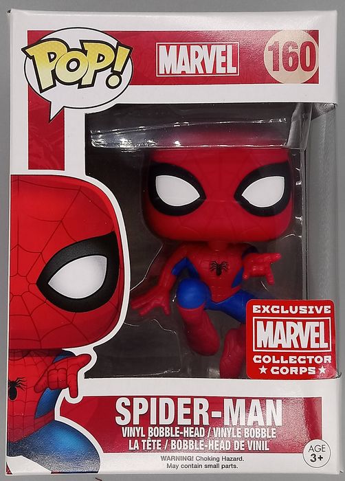 #160 Spider-Man (Action Pose) - Marvel Collector Corps MCC Funko POP