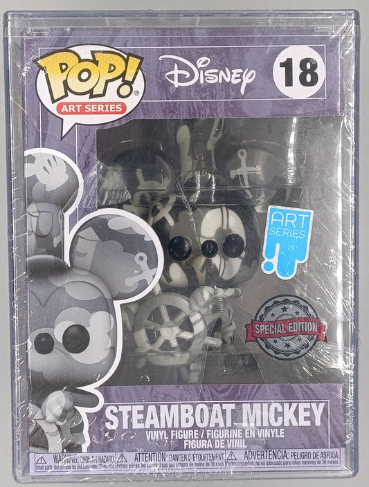 18 Steamboat Mickey - Disney - Art Series Funko POP [NEW]