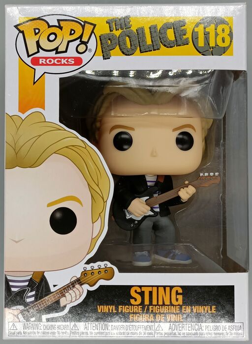 #118 Sting - Rocks - The Police - Box Damaged Funko POP