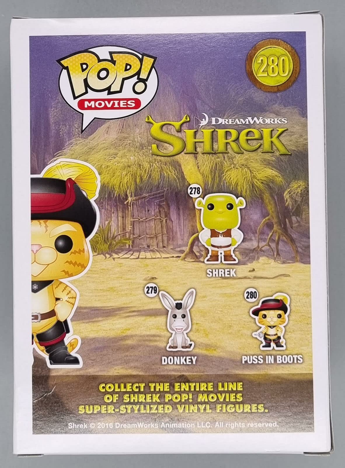 280 Puss in Boots - Shrek - Funko POP - Box Damaged