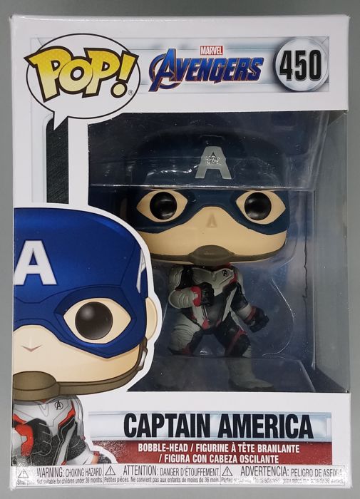 #450 Captain America (Team Suit) Marvel Avengers Box Damaged Funko POP