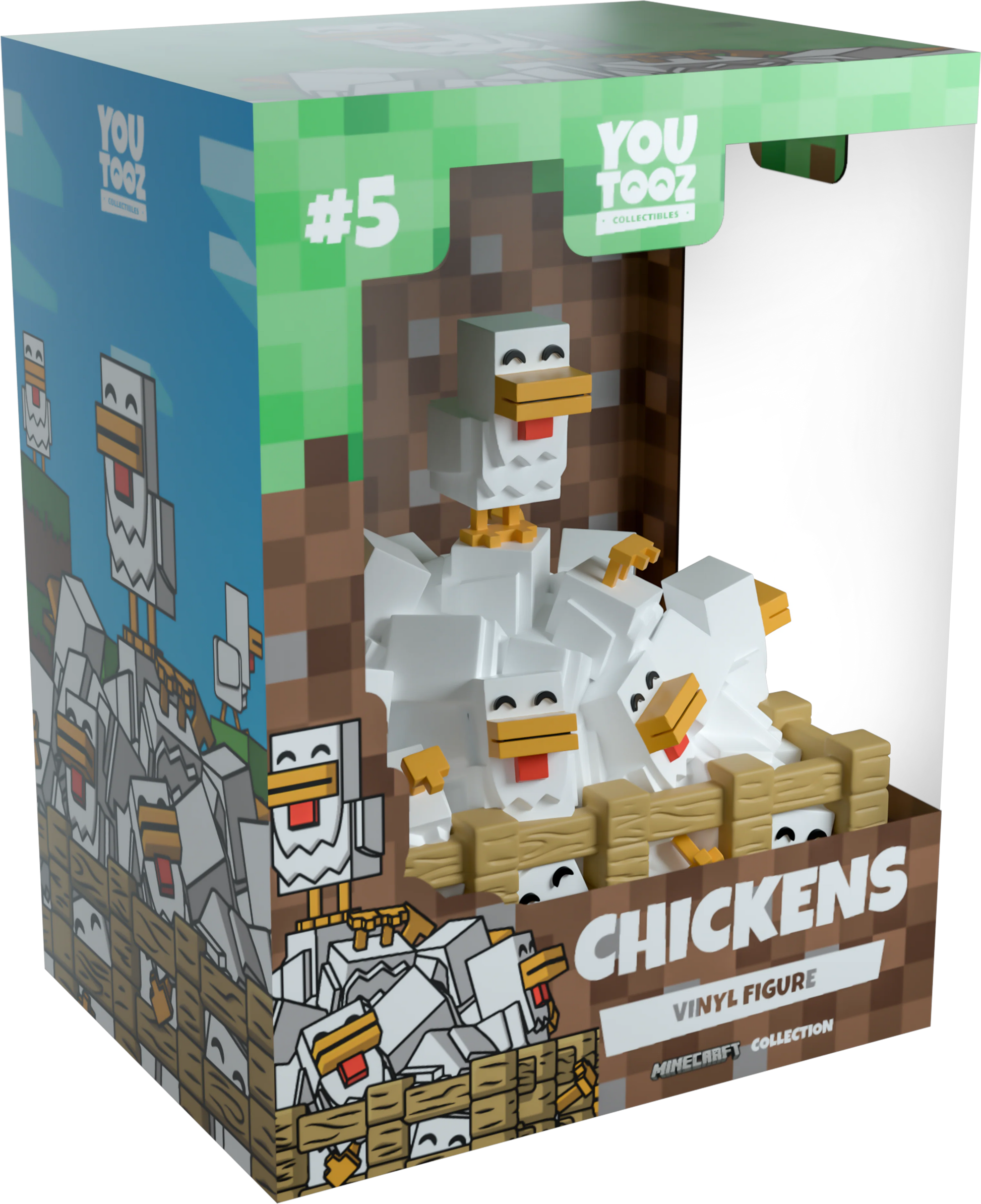 Youtooz Chickens Minecraft Action Figure