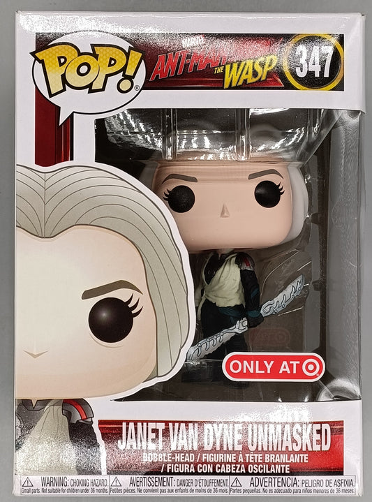 347 Janet van Dyne Unmasked - Marvel Ant-Man & The Wasp Funko POP - Box Damaged 