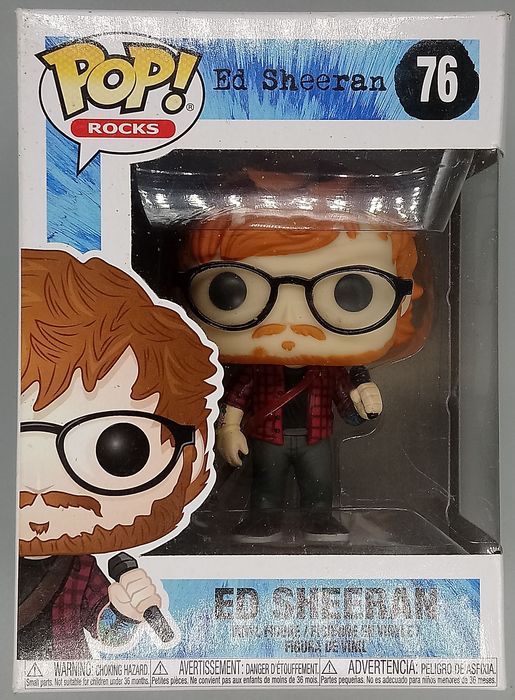 76 Ed Sheeran - Rocks - Box Damaged Funko POP