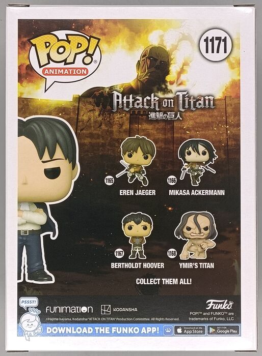 #1171 Formal Levi - Attack on Titan Funko POP