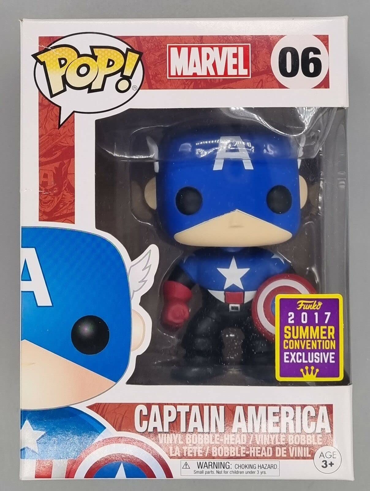 06 Captain America (Bucky) - Marvel - Funko POP - Box Damaged