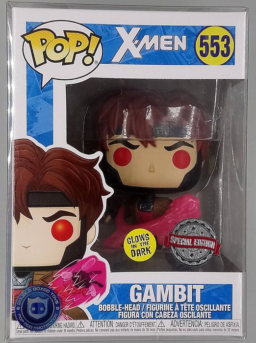 553 Gambit - Glow - Marvel X-Men Funko POP
