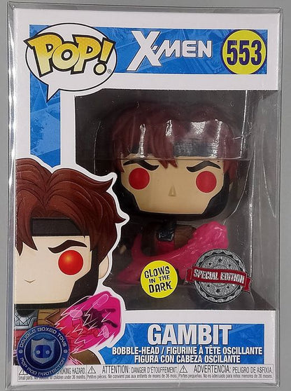 553 Gambit - Glow - Marvel X-Men Funko POP