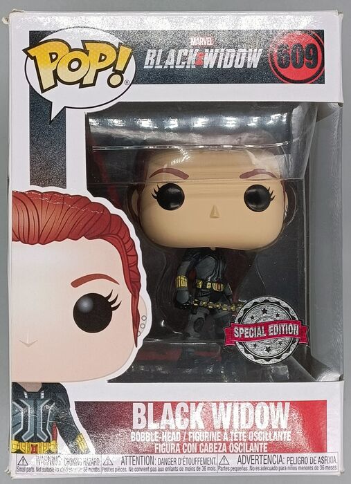 609 Black Widow (Gray) - Marvel Black Widow - Box Damaged Funko POP