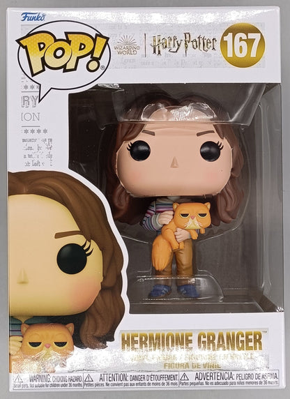 167 Hermione Granger w/Crookshanks - Harry Potter Funko POP - Brand New