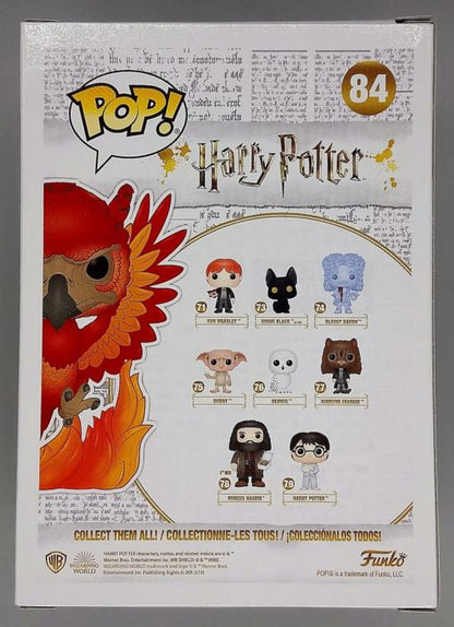 84 Fawkes - Flocked - Harry Potter - 2019 Con Funko POP