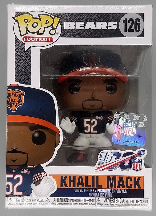 #126 Khalil Mack (Chicago Bears) - NFL - Box Damaged Funko POP