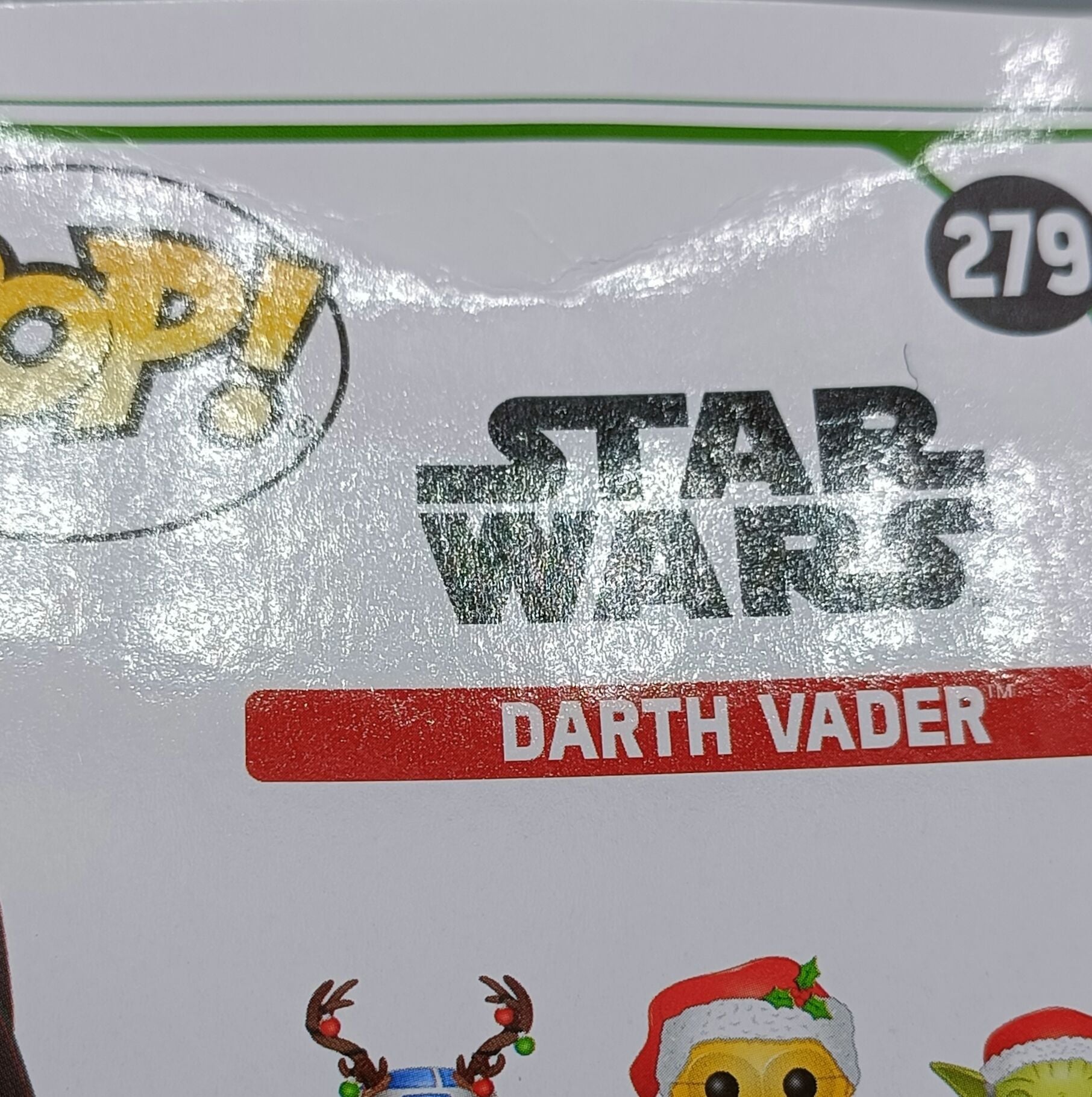 279 Darth Vader (w/ Candy Cane) - Star Wars Holidays Funko POP - Box Damaged