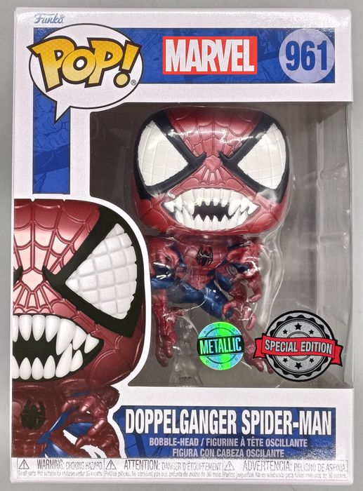 961 Doppelganger SpiderMan Metallic - Marvel Funko POP