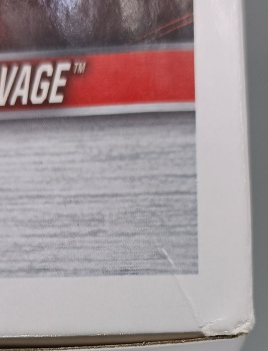 112 Macho Man Randy Savage (King) Metallic - WWE Funko POP - Box Damaged