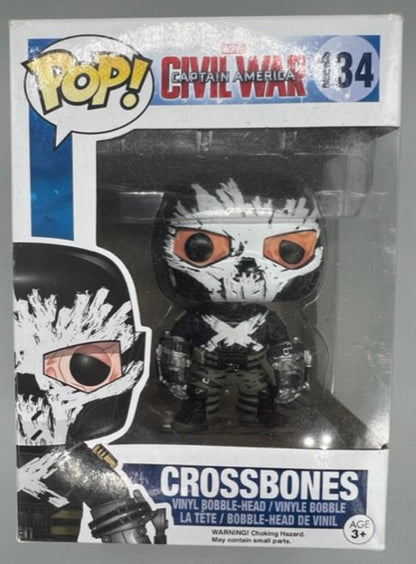 134 Crossbones - Marvel Captain America Civil War - Damaged Box Funko POP