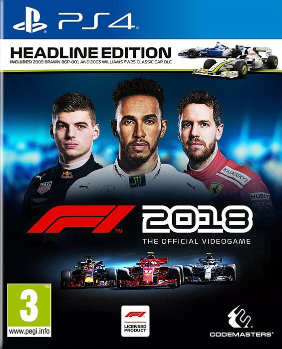 F1 2018 for Playstation 4 (PS4)