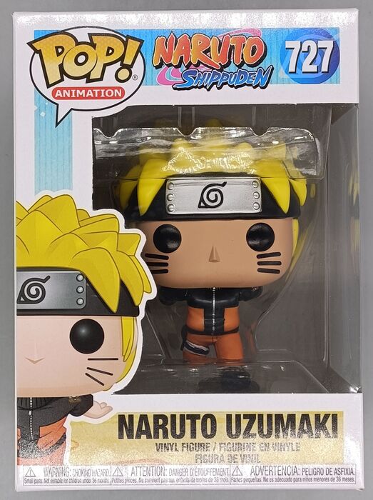 727 Naruto Uzumaki (Running) - Naruto Shippuden - Funko POP - Box Damaged