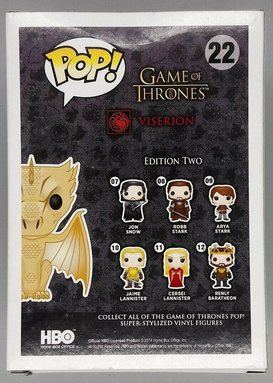 #22 Viserion - Game of Thrones Funko POP