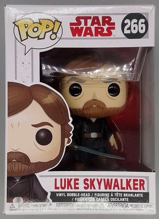 266 Luke Skywalker (Final Battle) Star Wars The Last Jedi Box Damaged Funko POP